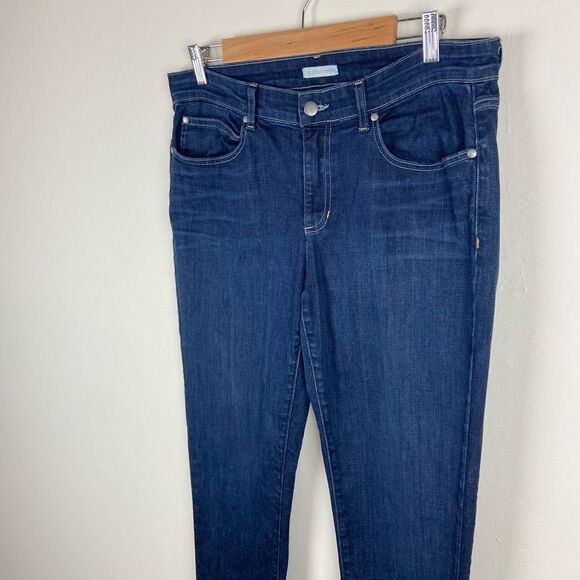 Eileen Fisher Organic Cotton Stretch Straight Ankle Jean - Picture 3 of 8